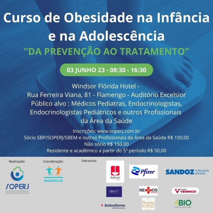 Curso De Obesidade Na Inf Ncia E Na Adolesc Ncia Soperj