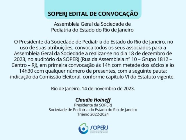 Revista de Pediatria SOPERJ