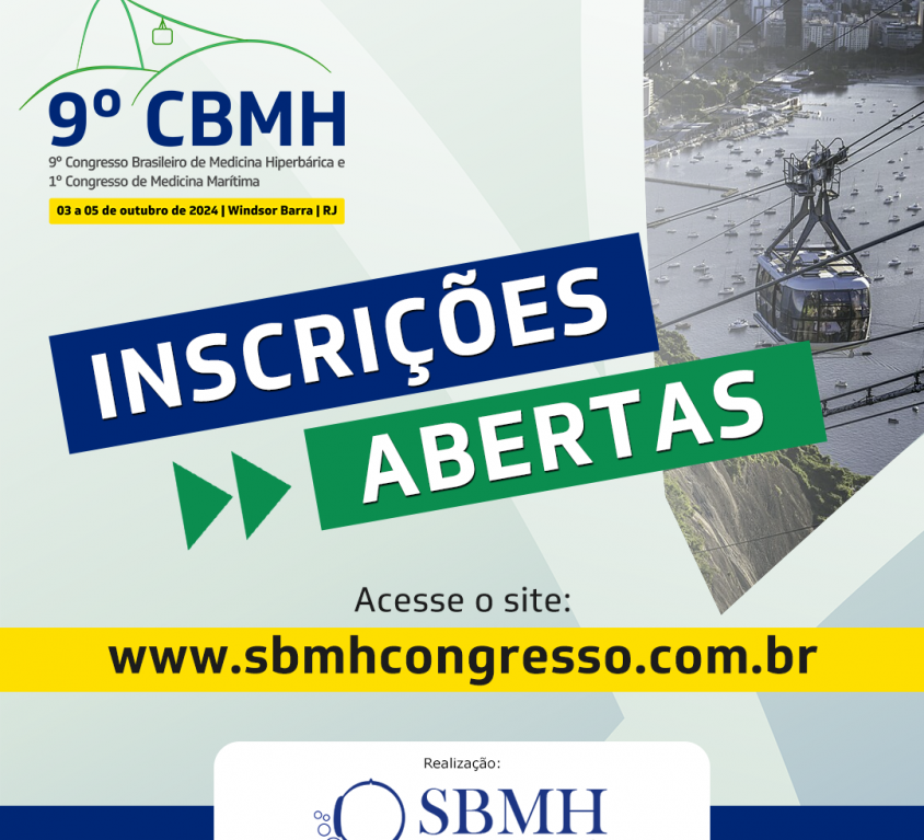 9º Congresso Brasileiro de Medicina Hiperbárica e 1º Congresso de Medicina Marítima