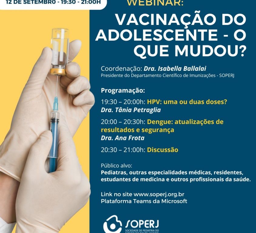 Vacinação do Adolescente – O que mudou?