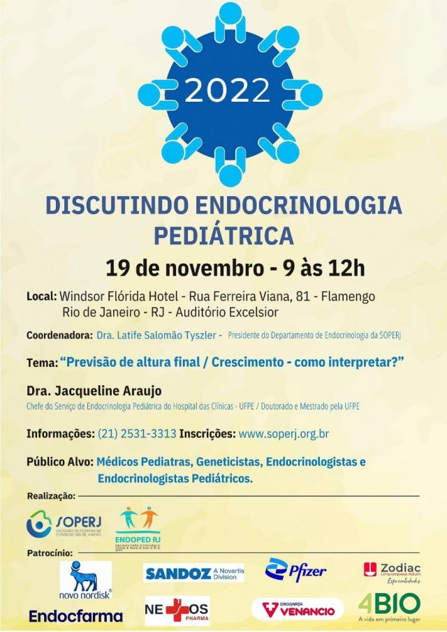 CARTAZ DISCUTINDO ENDOCRINOLOGIA - 19 de novembro atualizado