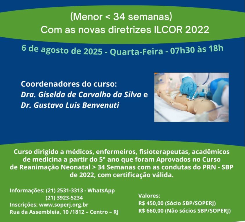 Curso de Reanimação Neonatal do Prematuro